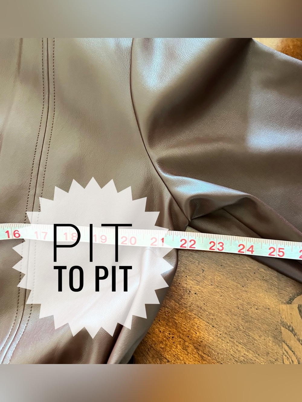Kenneth Cole Decadent Brown Faux Leather Women's Trench Coat Large NWT - Picture 14 of 14